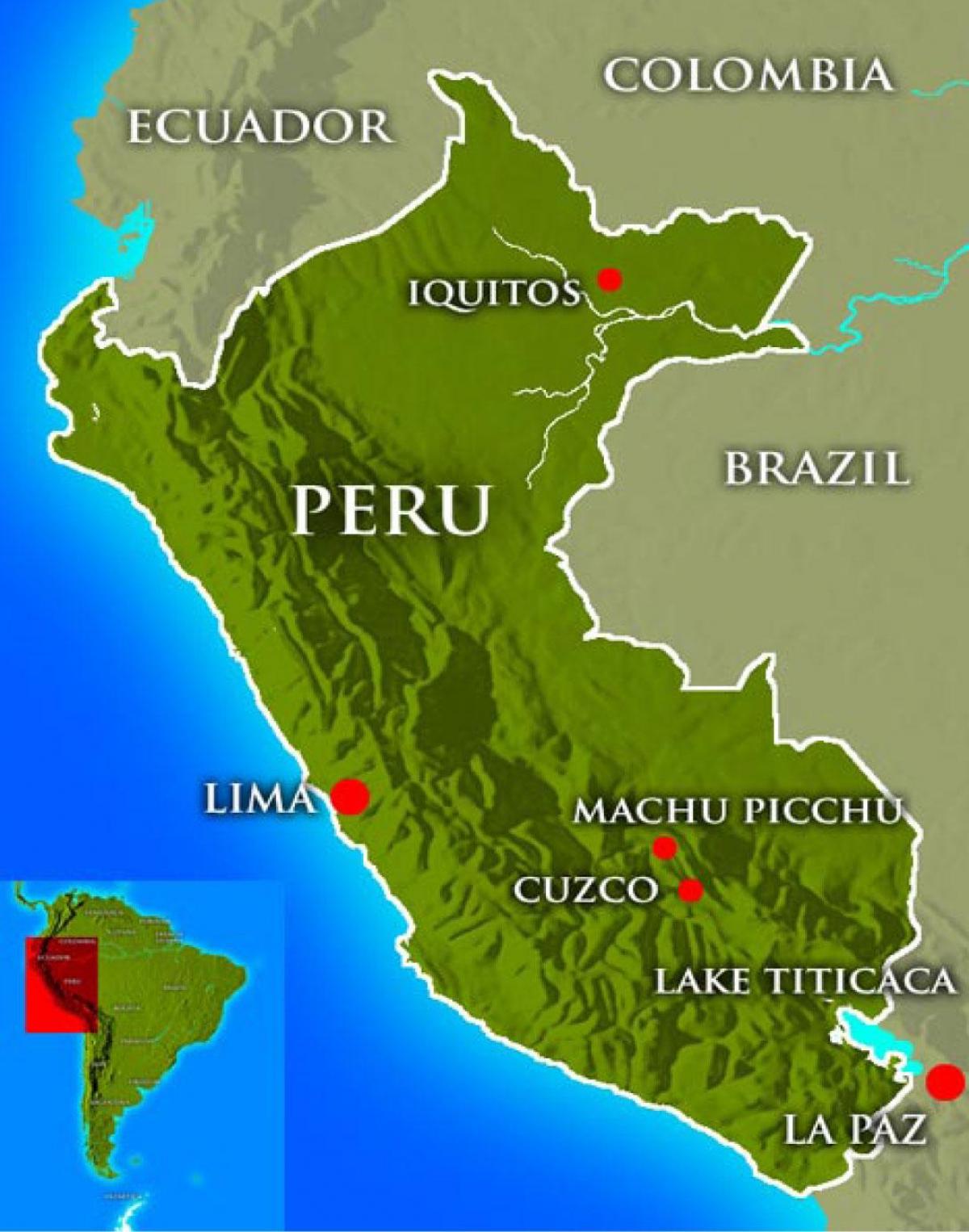 Mapa de capital de perú