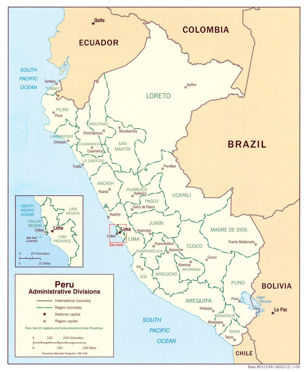 Mapa de Lima centro de tecnoloxía