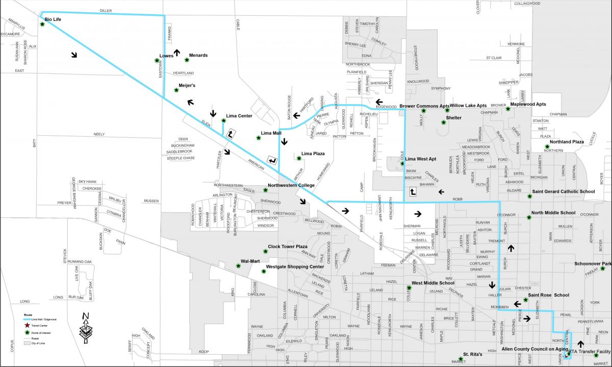 Mapa de Lima comercial